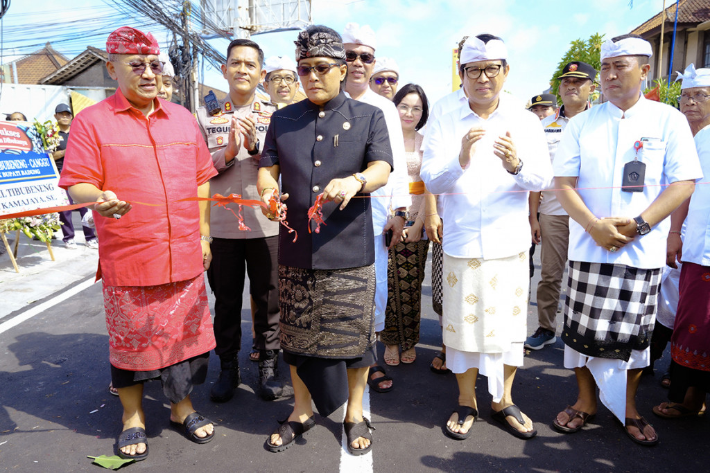 Kerja Nyata Urai Kemacetan Kuta Utara, Bupati Giri Prasta Resmikan Shortcut Canggu Tibubeneng